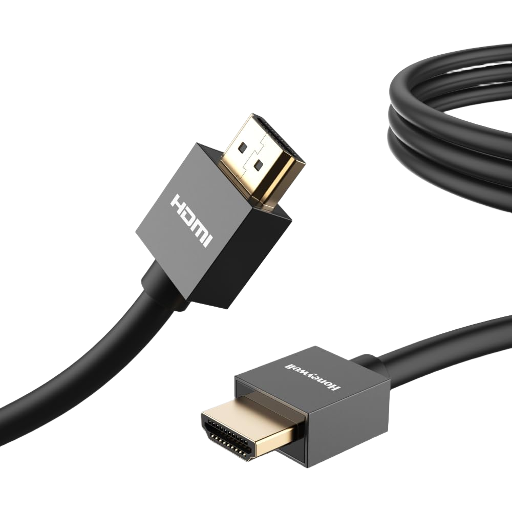 Honeywell HDMI Cable v2.0 with Ethernet, 3D/4K@60Hz Ultra HD Resolution, 10 Mtr, 18 GBPS Transmission Speed, High Speed, Compatible with all HDMI Devices Laptop Desktop TV Set-top Box Gaming Console