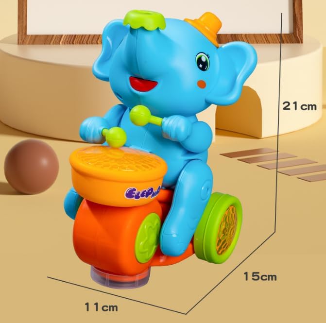 Elephant Musician Toy - Levitation Ball, Dazzling Lights & Music Sounds | Kids Toy
