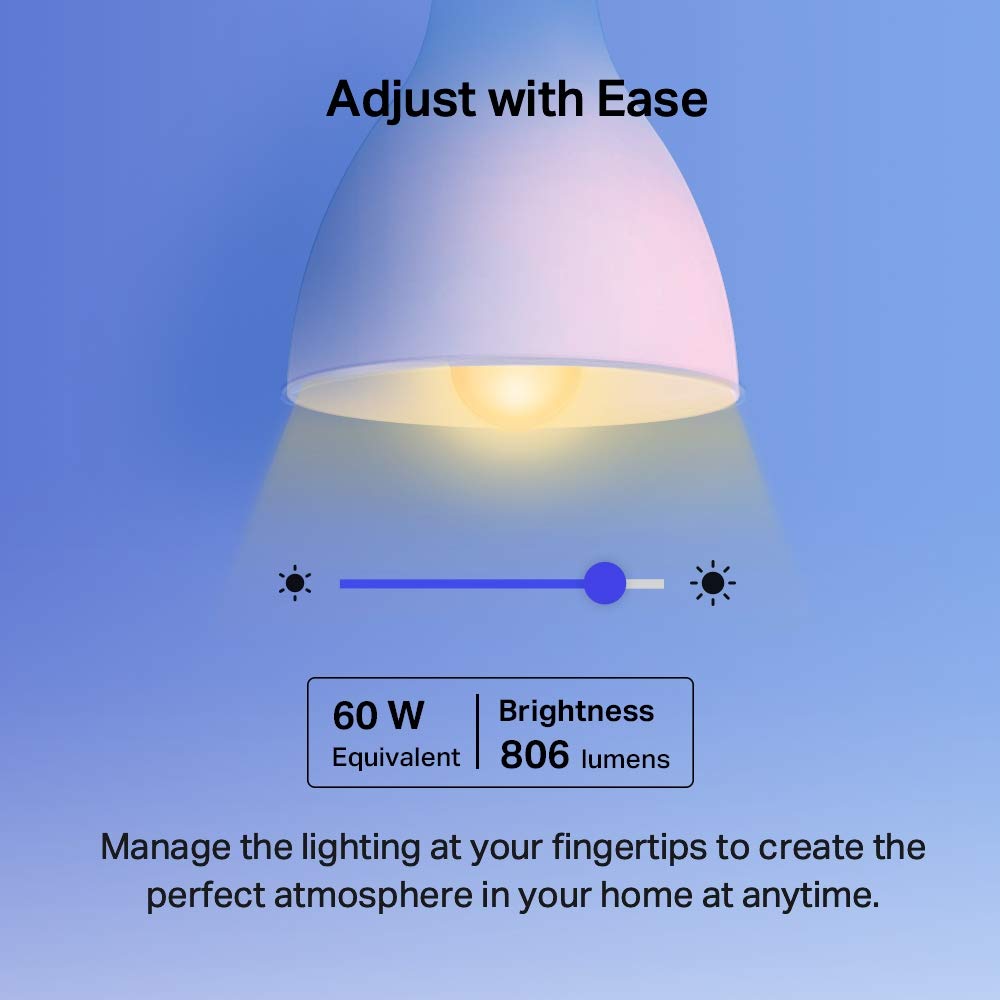 Tapo L530B Smart Bulb, Smart Wi-Fi LED Light, B22, 8.7W, Compatible with Alexa(Echo and Echo Dot) and Google Home, Colour-Changeable, No Hub Required [Energy Class A+], Multi, Standard