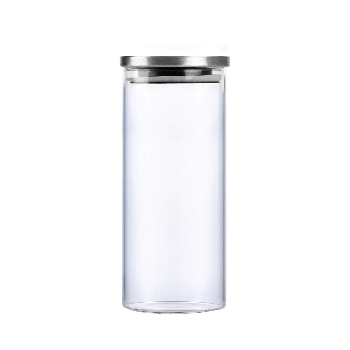Cello Steelox Borosilicate Storage Jar, Air Tight, Clear, 1000 ml