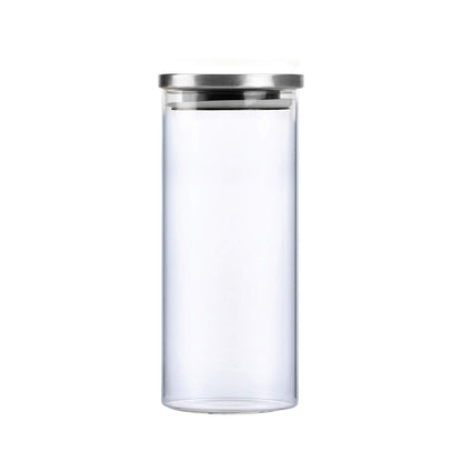 Cello Steelox Borosilicate Storage Jar, Air Tight, Clear, 1000 ml
