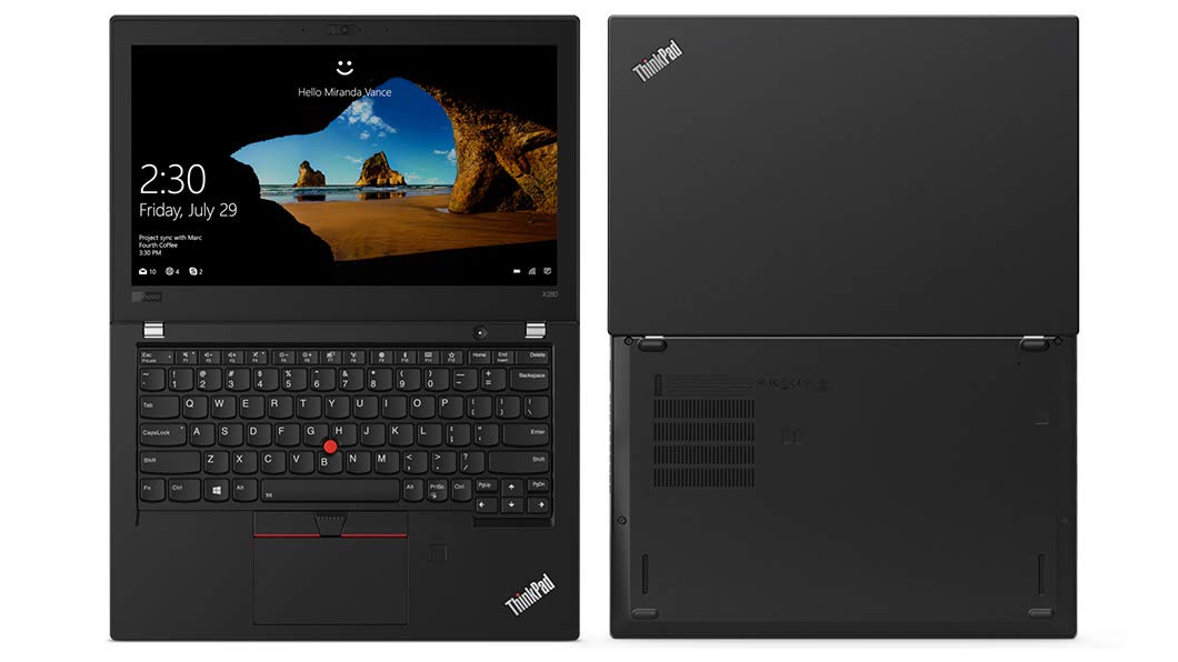 Refurbished Lenovo ThinkPad X280 Laptop: Core i5-8350U, 256GB SSD, 8GB RAM, Windows 10 Pro, Backlit Keyboard, Fingerprint Reader-Refurbished-lenovo-computerspace