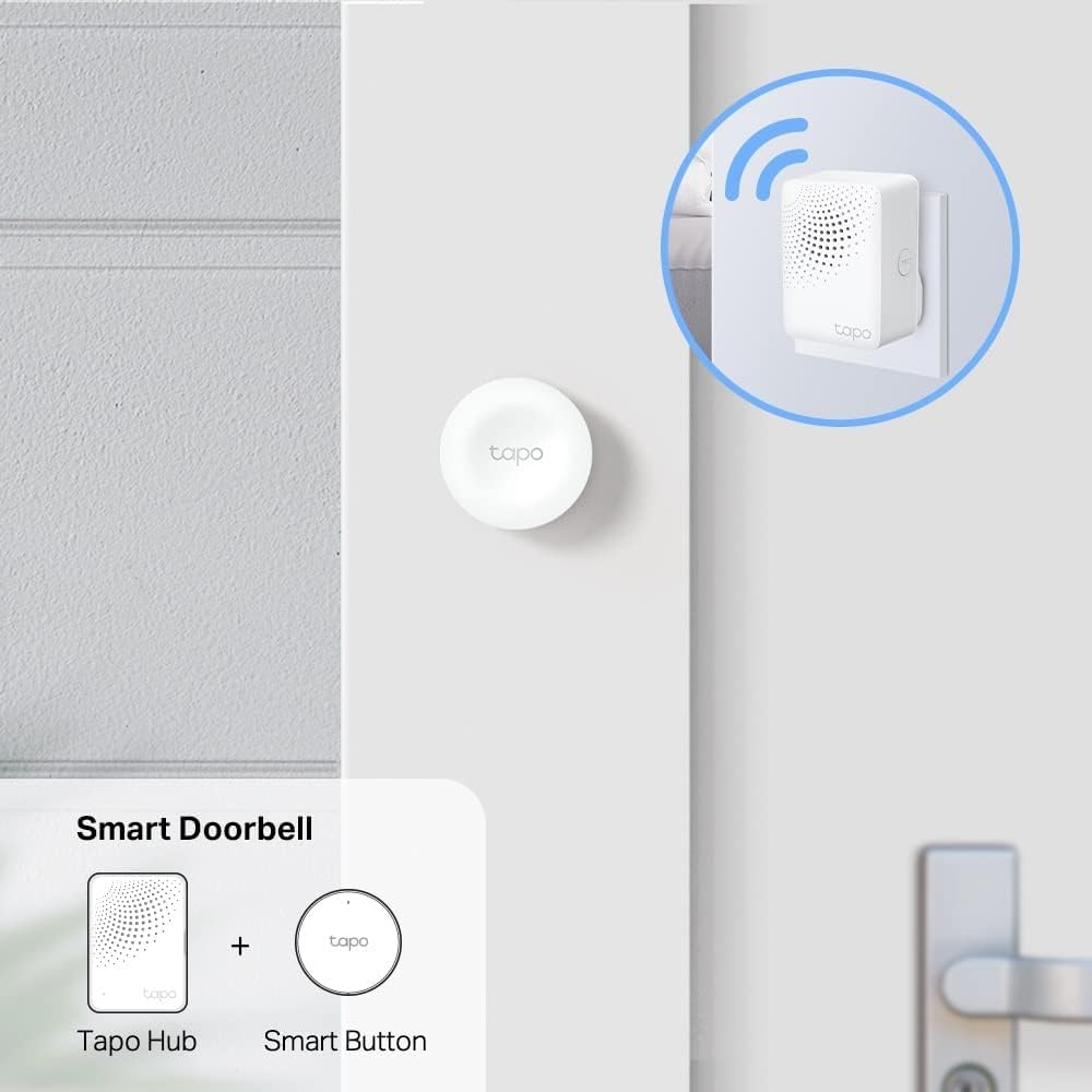 TP-Link Tapo S200B Smart Button, Works with Tapo devices | Smart Home Control | Flexible Placement | Battery Powered | Tapo Hub required