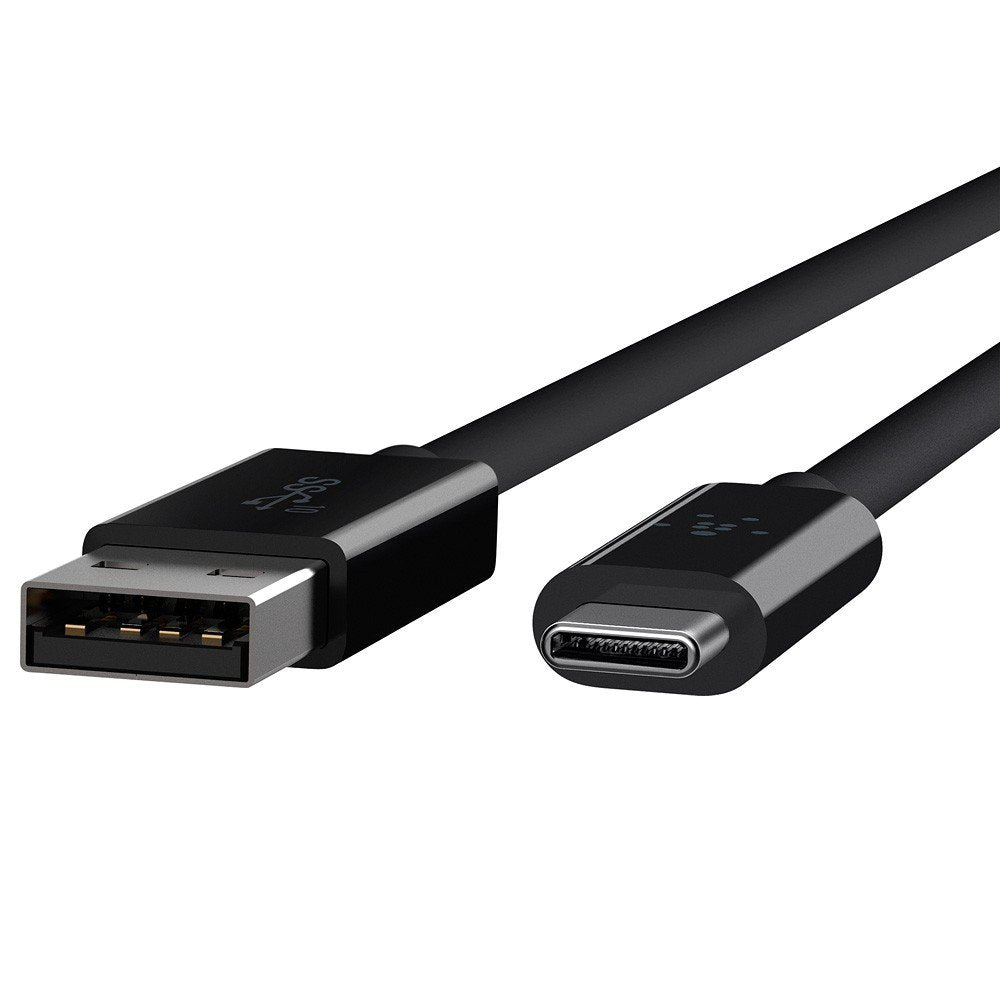 Belkin 3.1 USB-A to USB-C Cable (USB-C Cable) 3.1 USB-A to USB-C Cable (USB-C Cable) 3.3ft/1m length, 10Gbps transfer rate & 3A charging output.-Cables-Belkin-computerspace