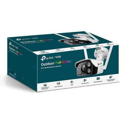 TP-Link VIGI C340-W Wireless Outdoor Wi-Fi Pan Tilt Network Smart Bullet Security Camera | 24 Hour Full-Color CCTV | 4MP HD | Smart Detection | H.265+ | IP66 Waterproof | Two Way Audio