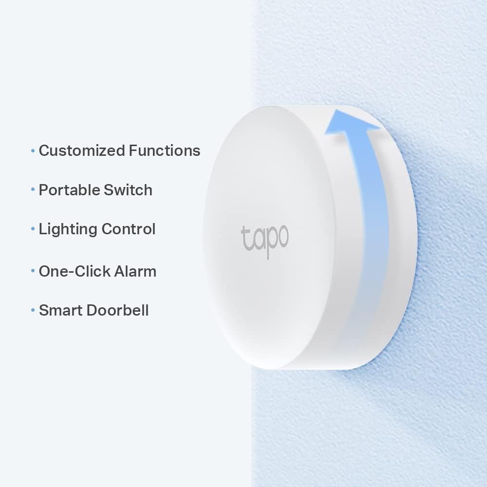 TP-Link Tapo S200B Smart Button, Works with Tapo Devices | Smart Home Control | Flexible Placement |