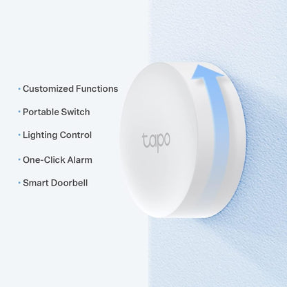 TP-Link Tapo S200B Smart Button, Works with Tapo Devices | Smart Home Control | Flexible Placement |