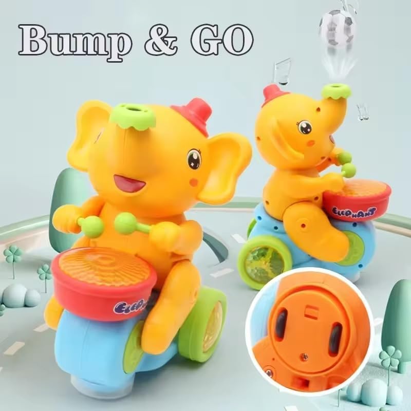Elephant Musician Toy - Levitation Ball, Dazzling Lights & Music Sounds | Kids Toy