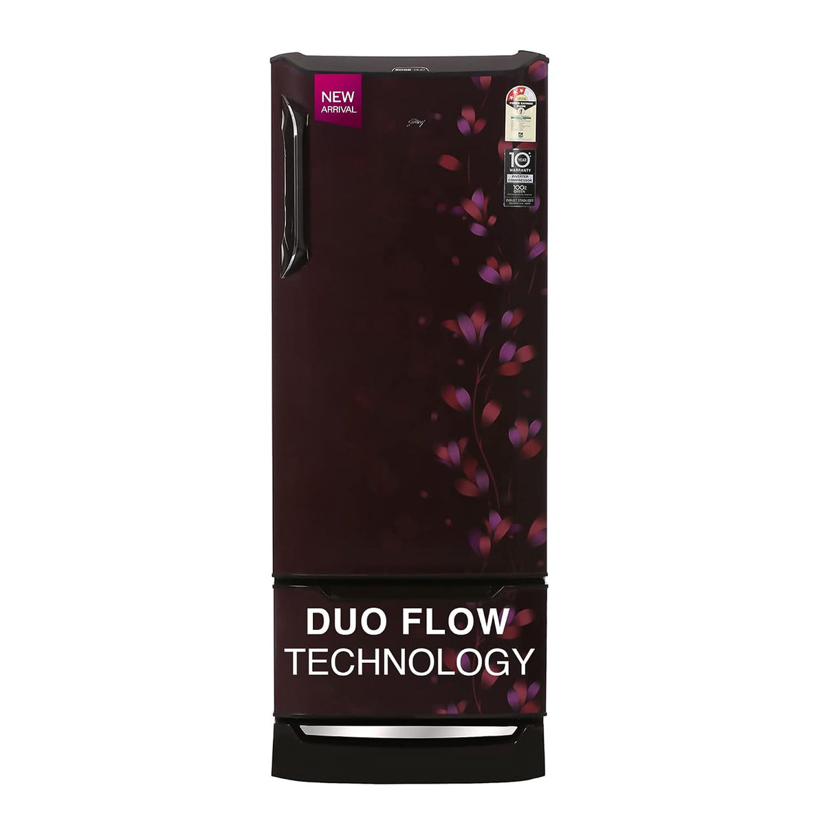 Godrej E Duo 237L 3 Star Direct Cool Single Door Refrigerator – Inverter, Jade Purple (270C, 2026 Model)