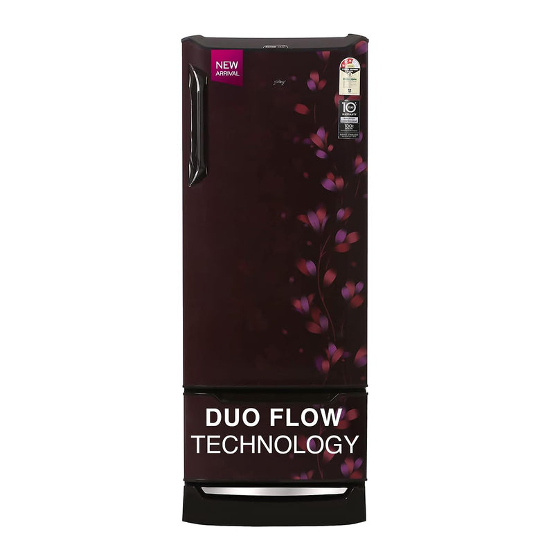 Godrej E Duo 237L 3 Star Direct Cool Single Door Refrigerator – Inverter, Jade Purple (270C, 2026 Model)