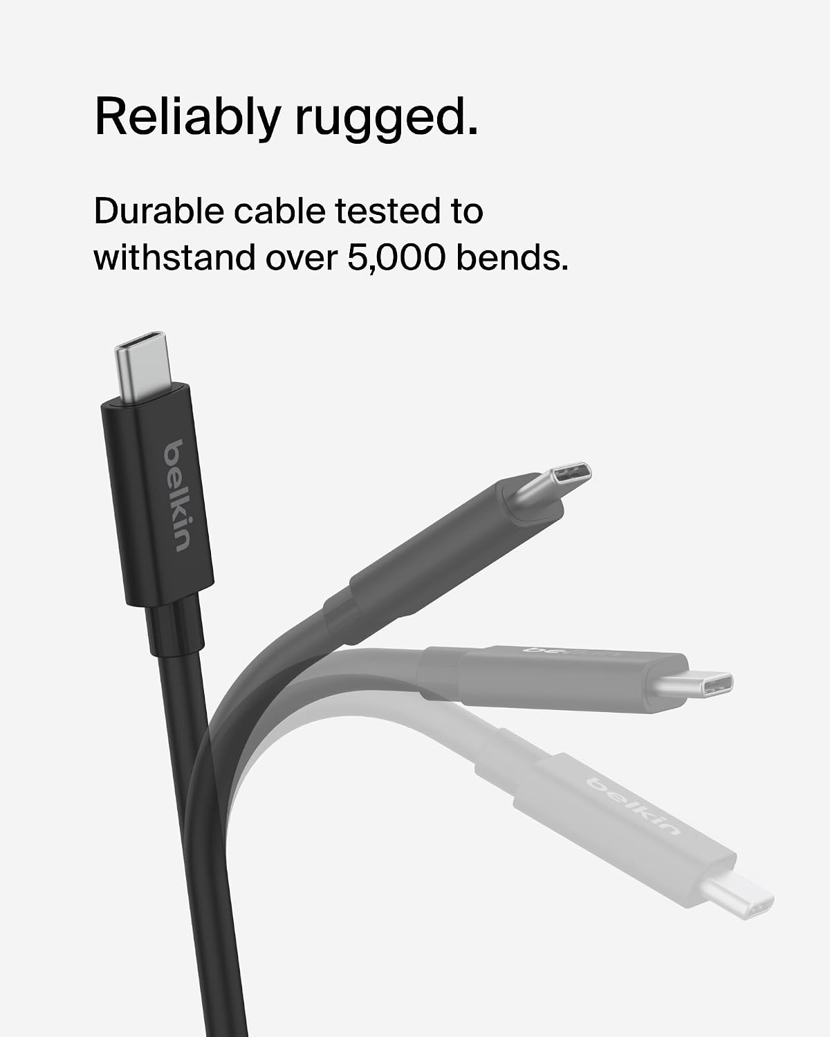 Belkin USB4 240W Cable 20Gbps 1.2M – Thunderbolt Compatible