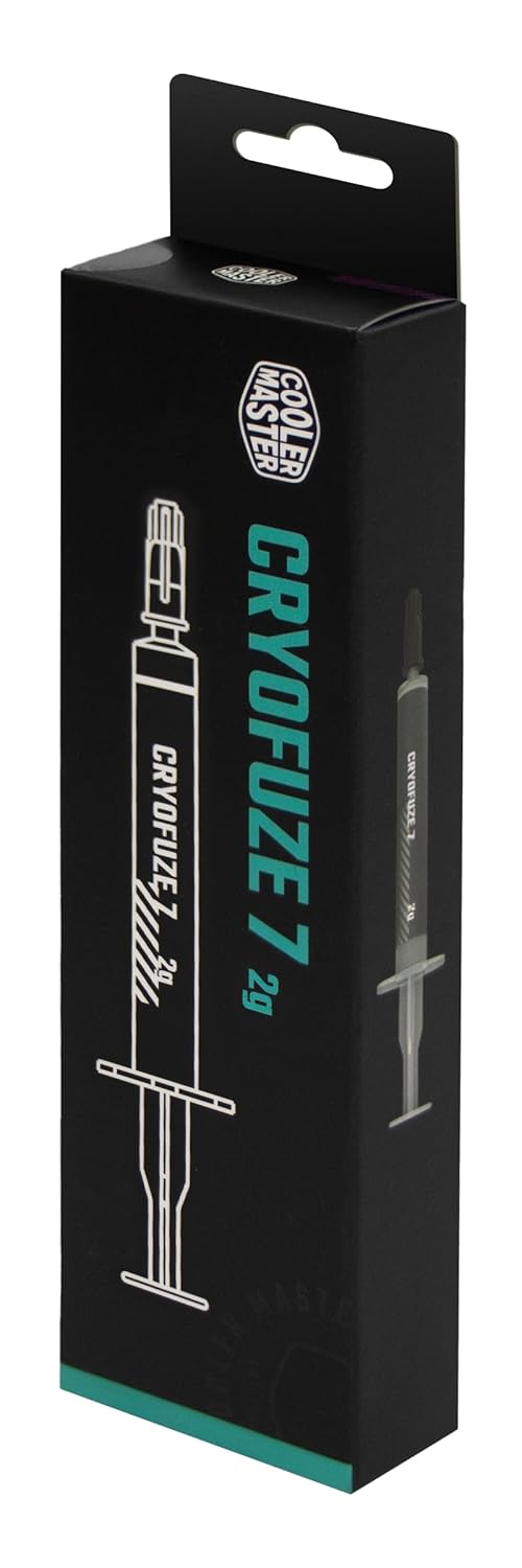 Cooler Master Cryofuze 7 Thermal Paste - for Processor, GPU, Console, Laptop | 14 W/m-K Thermal Conductivity | Excellent Performance | Easy to Apply | Non Corrosive (CryoFuze)