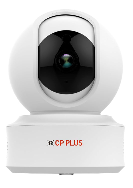 CP PLUS 2MP FULL HD Smart Wi-Fi CCTV Camera for Home | 360° Pan & Tilt | CTC Cyber Secure Tech | Supports LAN | View & Talk | Smart Detection Suite | Night Vision | Cloud Storage | OK Google | CP-E21Q