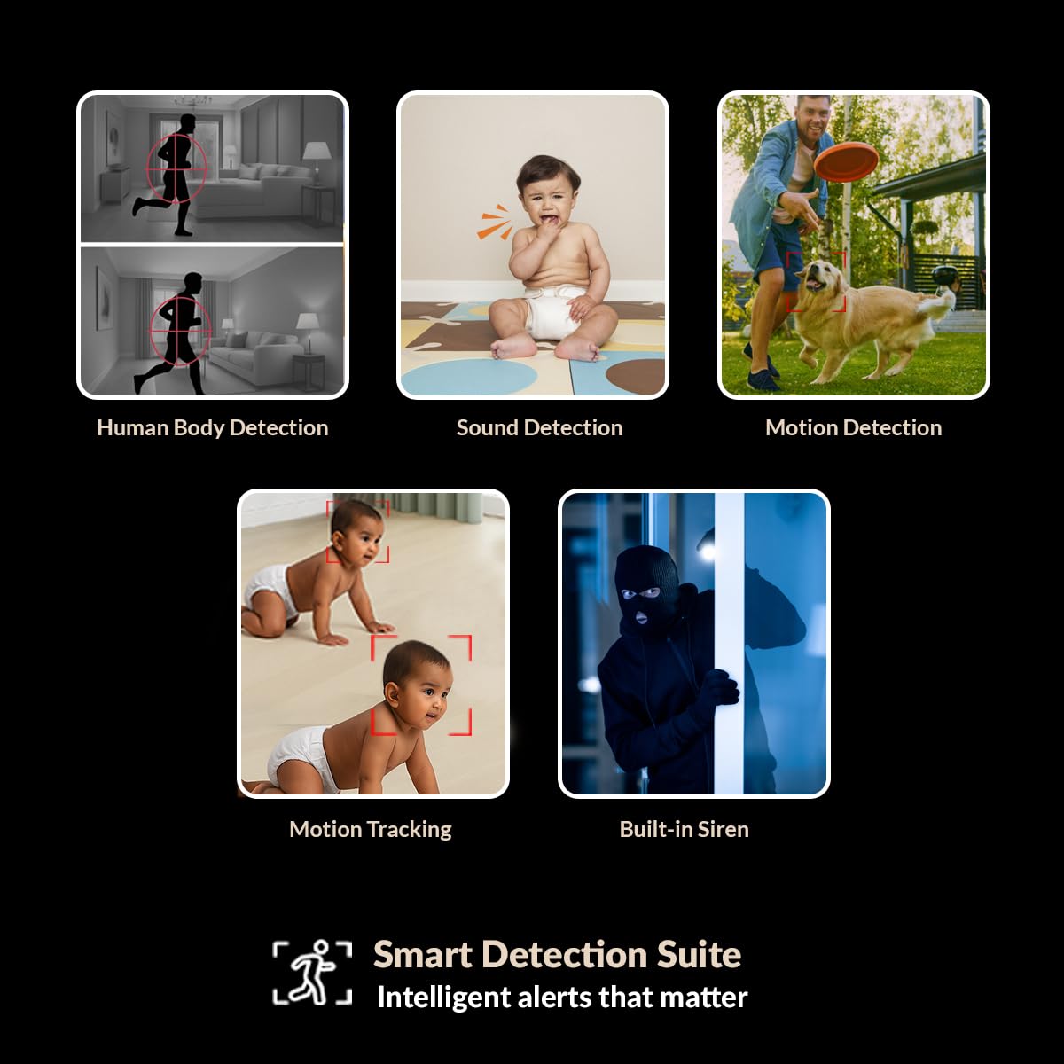 CP PLUS 2MP FULL HD Smart Wi-Fi CCTV Camera for Home | 360° Pan & Tilt | CTC Cyber Secure Tech | Supports LAN | View & Talk | Smart Detection Suite | Night Vision | Cloud Storage | OK Google | CP-E21Q
