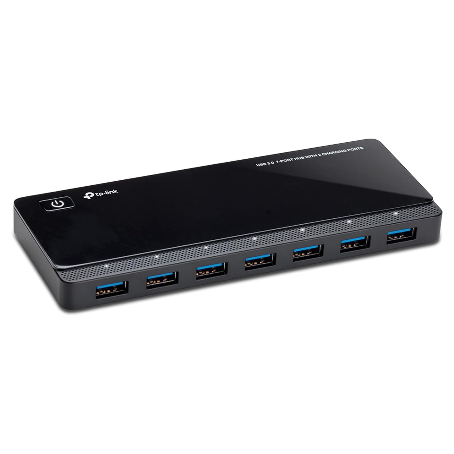 TP-Link UH720 USB Hub, 7-Port Docking Station with Extra 2X 2.4A Ultra Fast Charging Ports, 10x Data Transfer Speed up to 5Gbps, 1m USB3.0 Cable, Compatible with Windows, Mac OS X and Linux Systems
