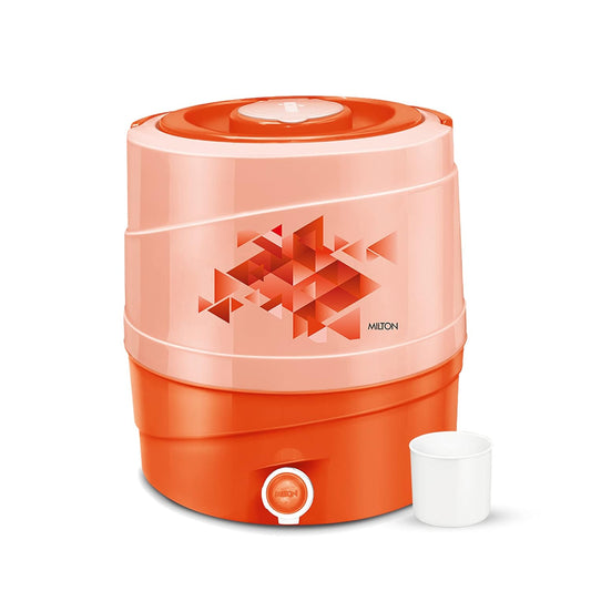 MILTON Plastic N-Ew Kool Rover 18 Insulated Water Jug, 16 L (Orange)
