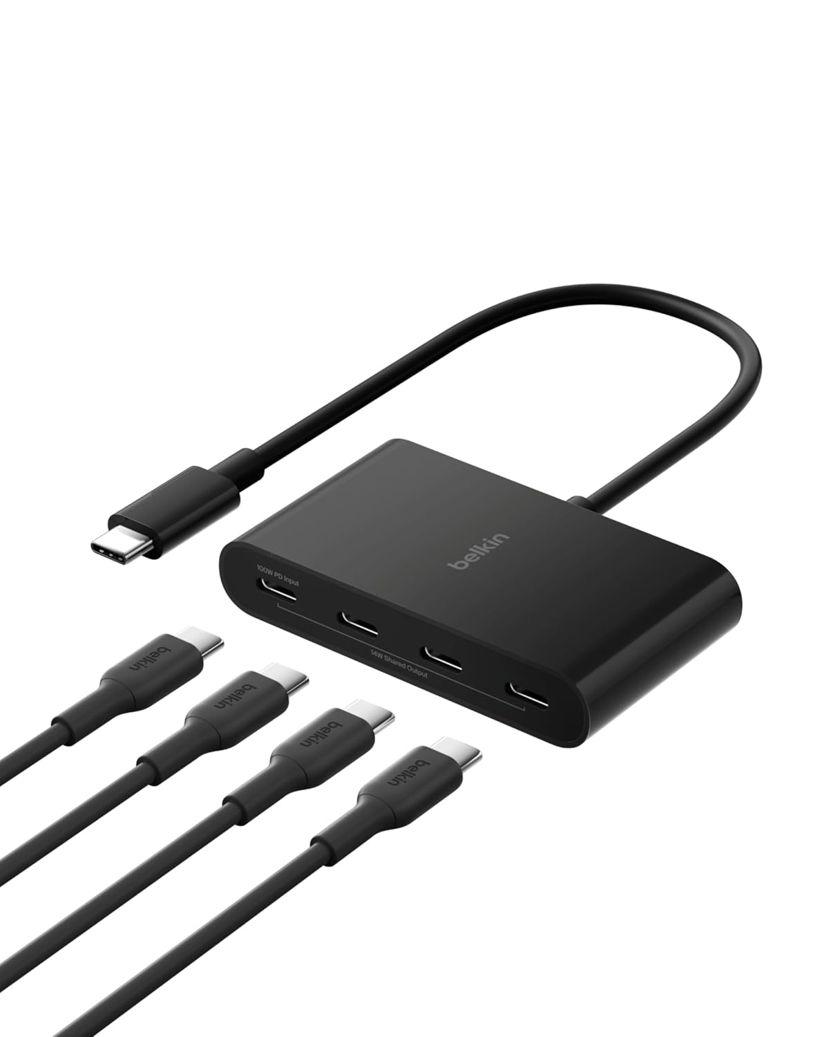 Belkin Connect USB-C to 4-Port USB-C Hub - main product shot