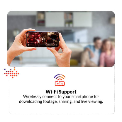 CP PLUS CarKam Car Dashcam with 1080p Full Hd Resolution | Wide View Angle | Supports G Sensor | Supports Night Vision| Suitable for Large Cars & SUVs | CP-AD-H2B-W