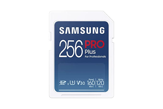 Samsung PRO Plus 256GB, SDXC, UHS-I, U3, Upto 160&120MB/s Reads & Writes, FHD & 4K UHD, Memory Card(MB-SD256K)-Memory Card-SAMSUNG-computerspace
