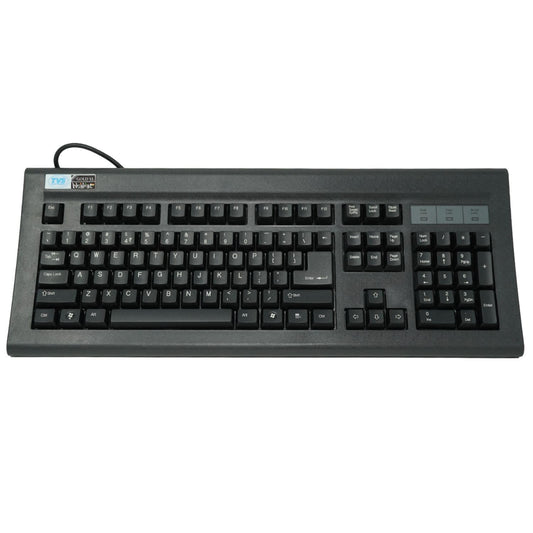 TVS ELECTRONICS Gold Prime Mechanical Wired Keyboard | Dustproof Key switches | Guaranteed 50 Million keystrokes | 1.5 Meter USB Cable, USB Gold Keyboard (Black)