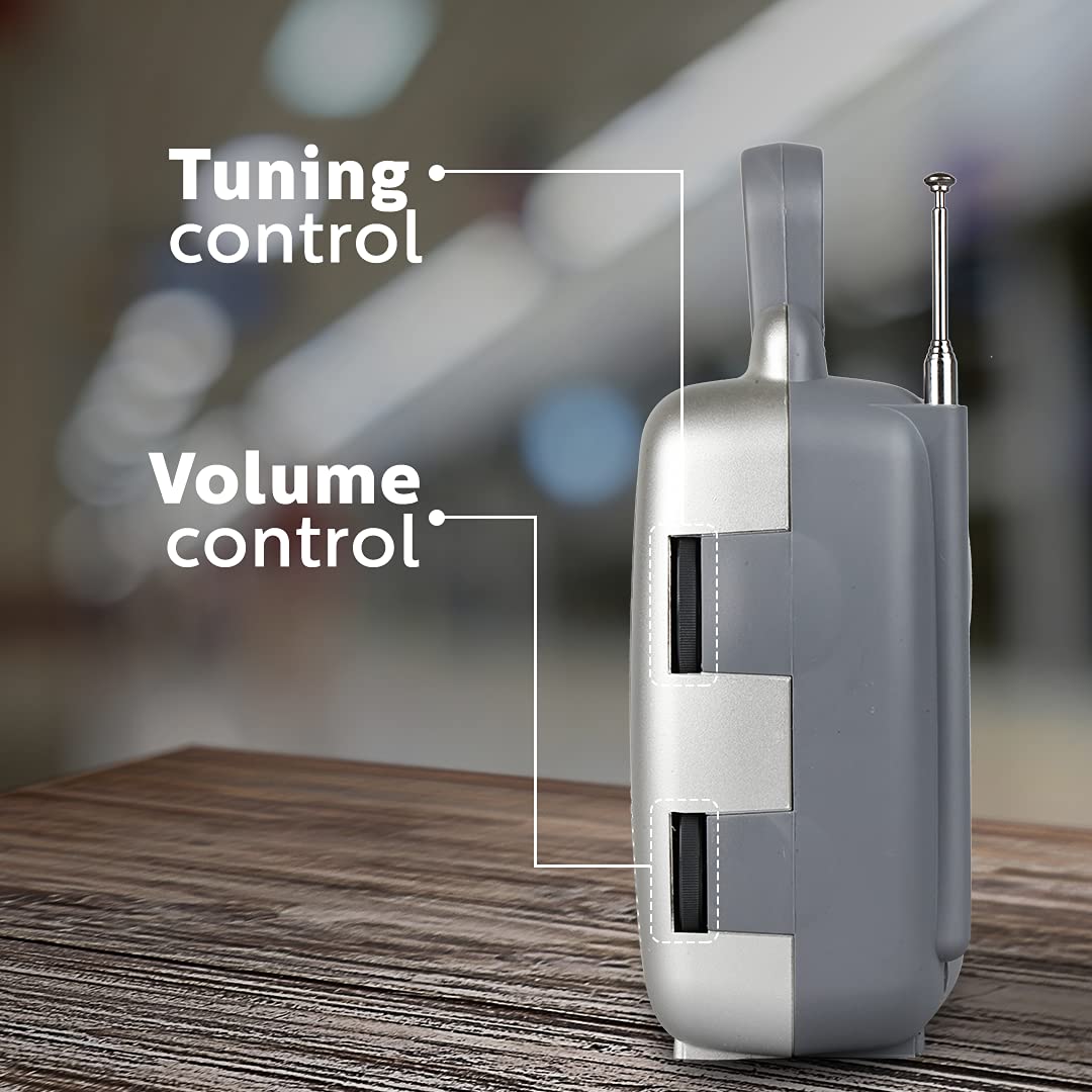 Philips Radio RL118/94 with MW/SW/FM Bands, 200mW RMS soundoutput,3-1 Power Source External Battery:2xR6 (3V DC), Mains: 230V AC/ 50 Hz, Built in Rechargeable Battery