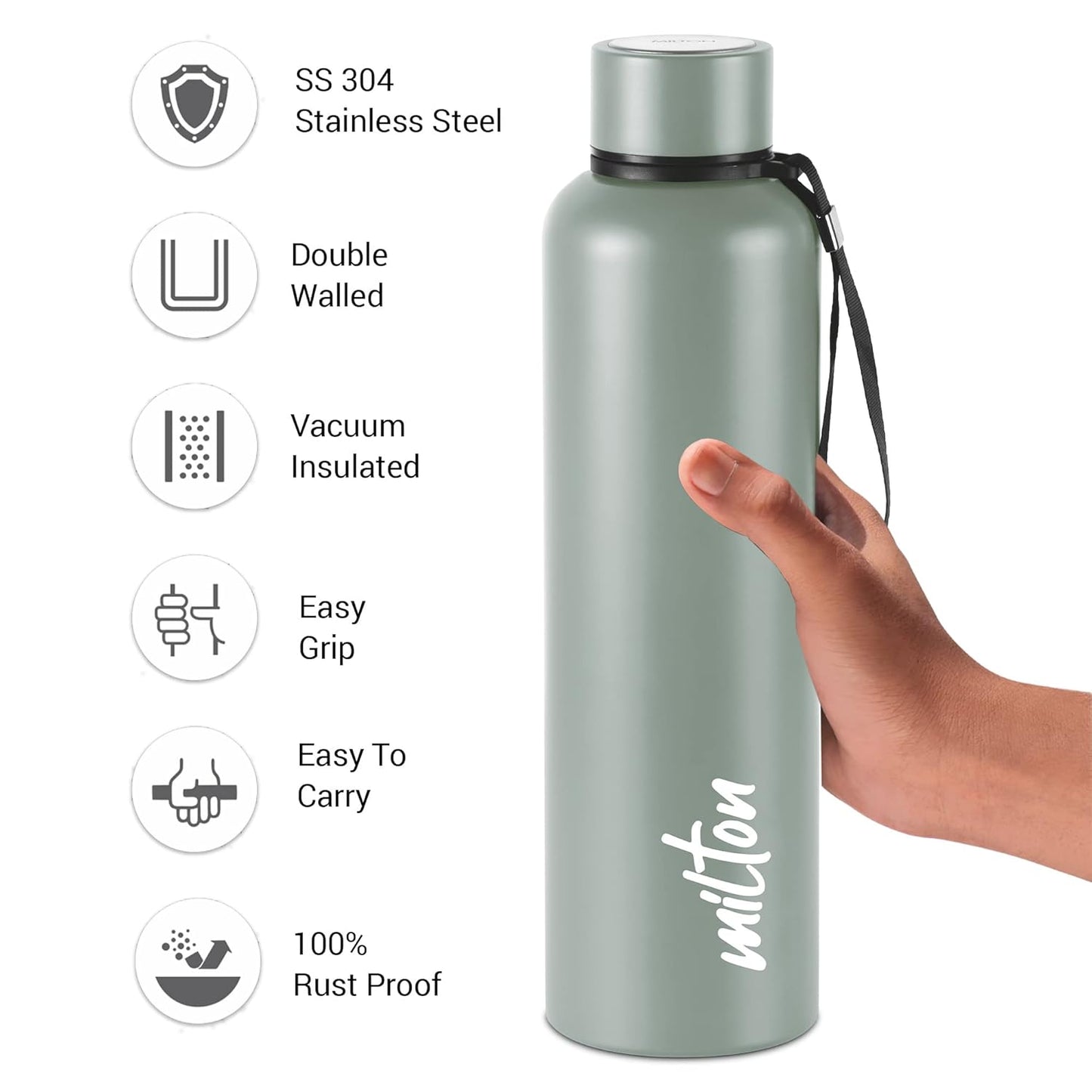 Milton Aura Thermosteel Bottle