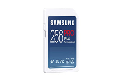 Samsung PRO Plus 256GB, SDXC, UHS-I, U3, Upto 160&120MB/s Reads & Writes, FHD & 4K UHD, Memory Card(MB-SD256K)