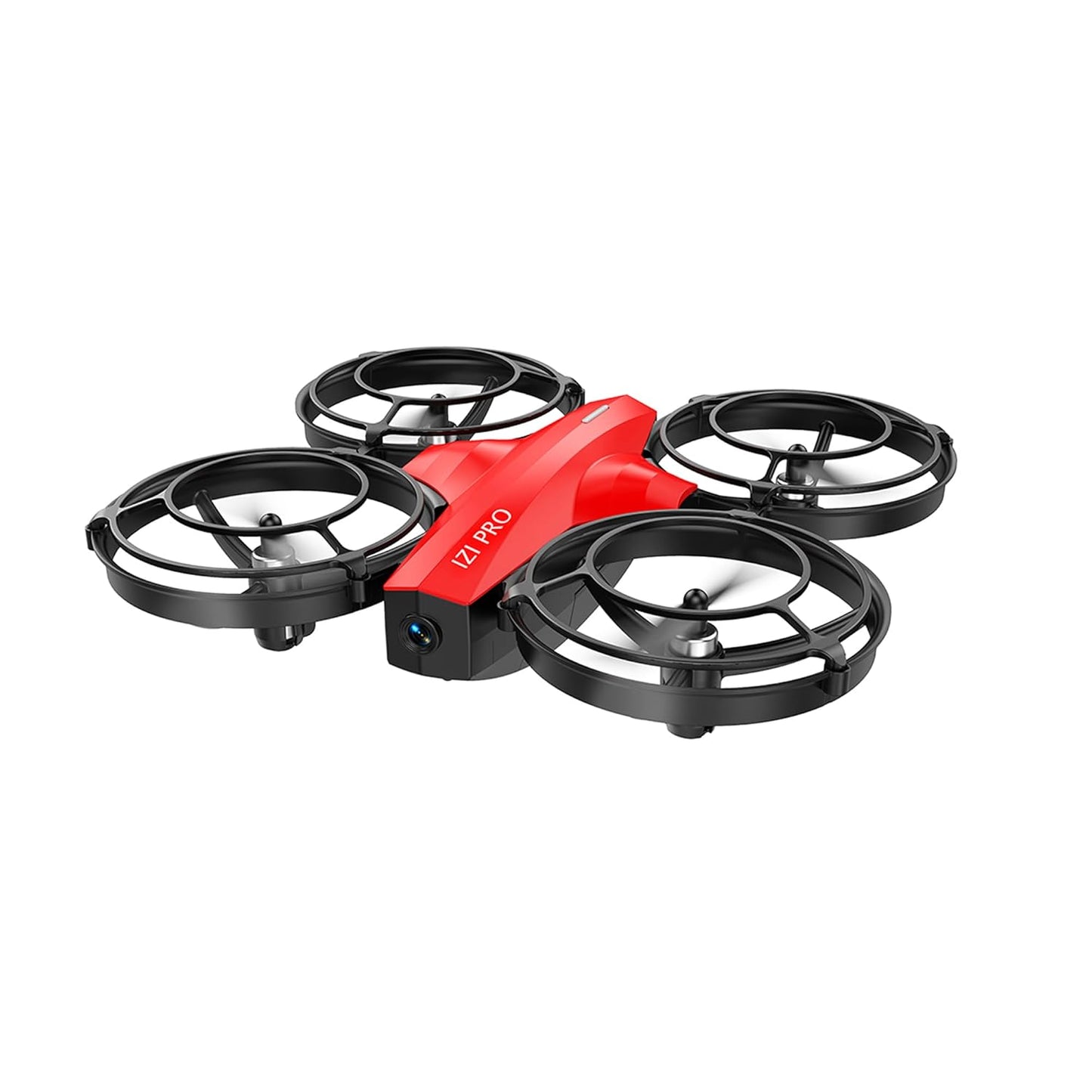 IZI PRO Nano Drone 720P HD Camera 2 Batteries with Battle Mode, One-Key Start, Altitude Hold | 360° Flip, Gesture Control, 20 Minutes Fly Time, Portable Mini RC Drone for Beginners (Red)