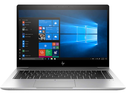 Refurbished HP EliteBook 840 G6 14-inch business laptop front view