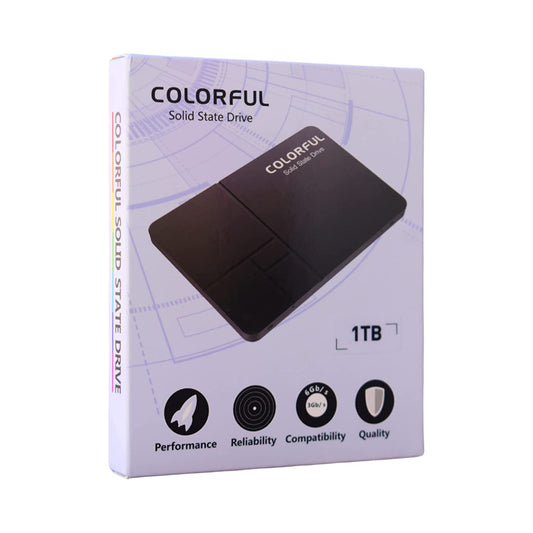 Colorful SL500 1 TB 2.5" SATA 3 3D Nand Internal Solid State Drive PC Laptop Classic Black,DRAM Cache-ssd-Colorful-computerspace
