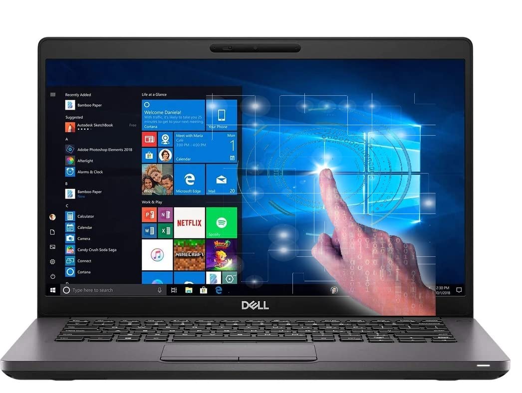 Refurbished Dell Latitude Laptop 5400 Intel Core i7 Intel 8th Gen -Processor, 16 GB Ram & 256 GB SSD, 14 Inches FHD 1080p Touch Screen Notebook Computer