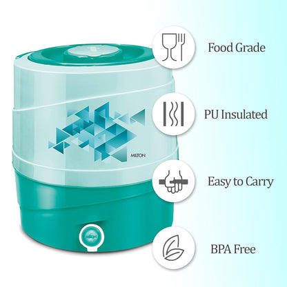 Milton New Kool Rover 18 Insulated Water Jug, 16 litres, Turquoise