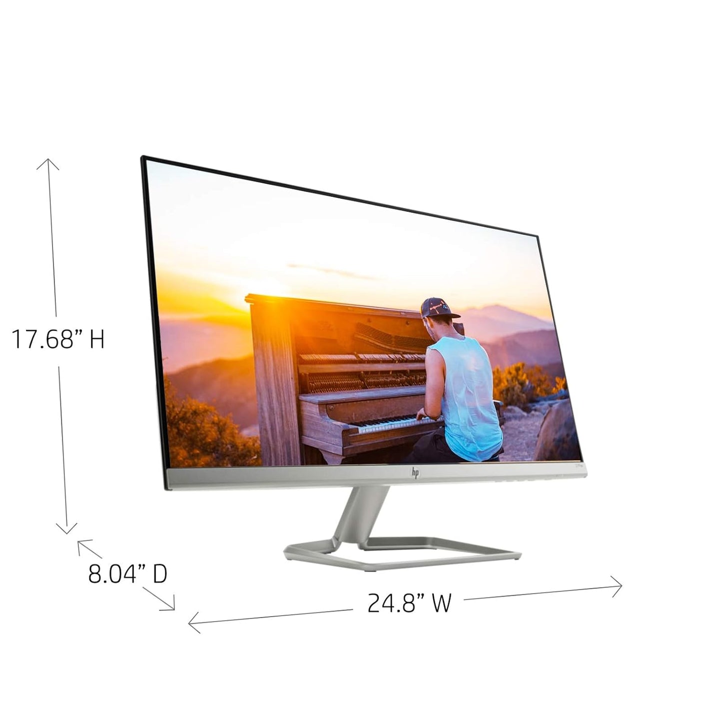 HP AMD Freesync, Built-in Speakers, IPS Panel with Hdmi and Vga Ports 27Fw Display with Audio Monitor