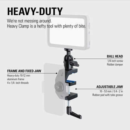 Elgato Heavy Clamp – Professional Mount