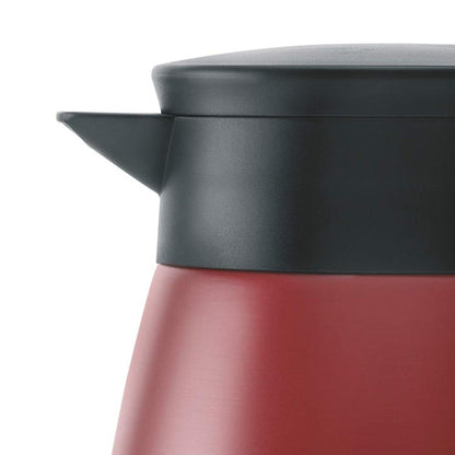Borosil Stainless Steel 500ml Teapot with Handle | Double Wall Vacuum Insulated Thermosteel Carafe | BPA Free Jug for Tea/Coffee & Juice | 12 Hours Hot & 14 Hours Cold | 1 Year Warranty, Black