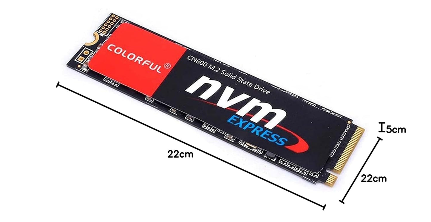 Colorful NVME CN600 256GB SSD, Black, (DISCSSD)