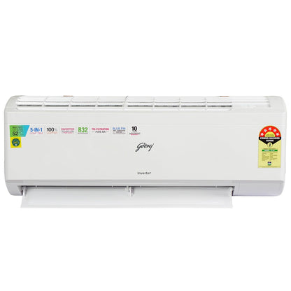 Godrej 1 Ton 5 Star Split Inverter AC – 5-in-1 Convertible, i-Sense, AI Mode (12ITC5, 2025 Model)