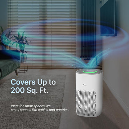 Qubo Smart Air Purifier Q400 for Home by Hero Group | 400 Sqft | 99.99% Allergen Removal |4-Layer True HEPA H13 Filter | 9000 Hrs Filter Life | App & Voice Control | Quiet Night Mode | BLDC Motor