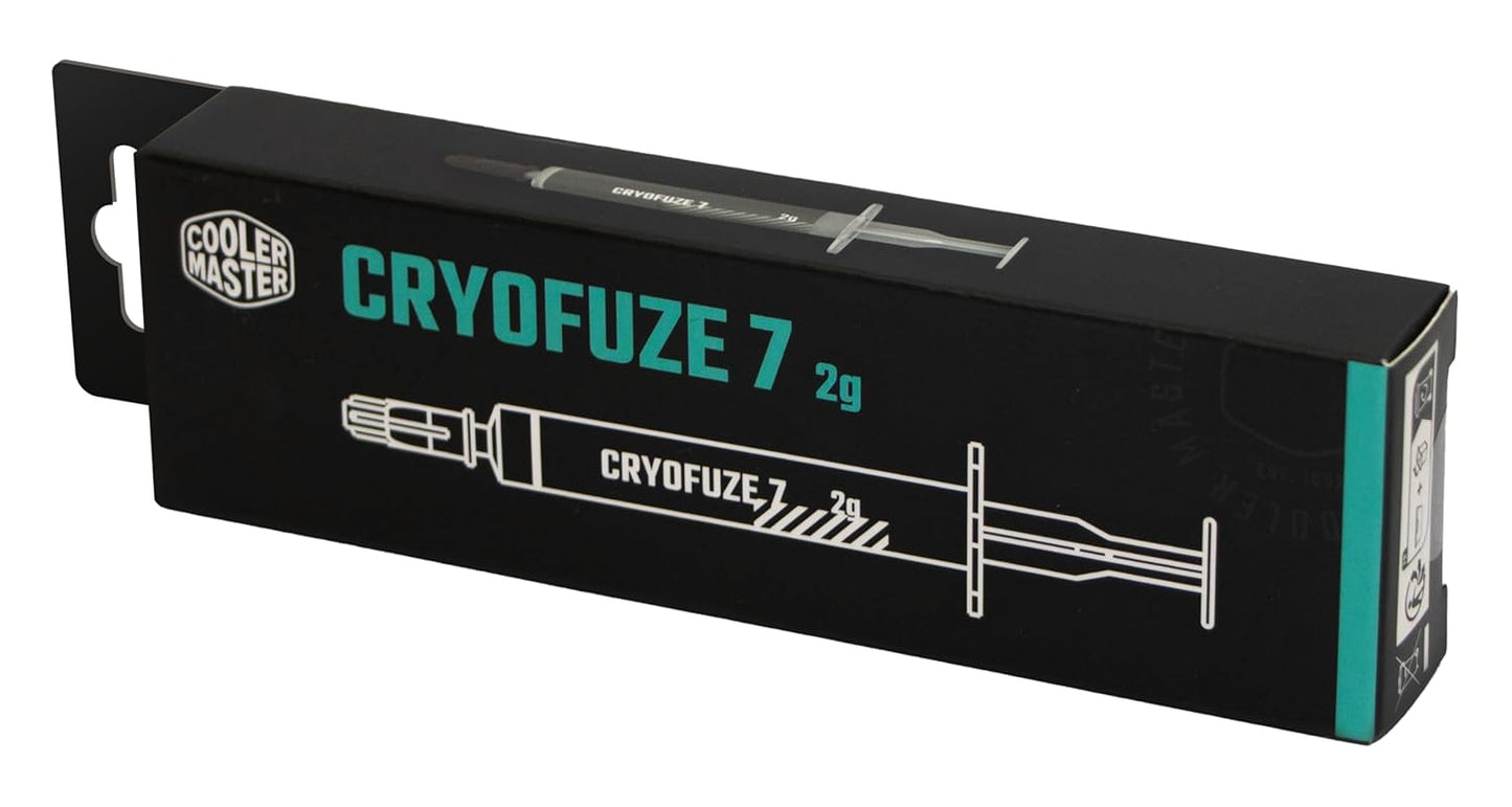 Cooler Master Cryofuze 7 Thermal Paste - for Processor, GPU, Console, Laptop | 14 W/m-K Thermal Conductivity | Excellent Performance | Easy to Apply | Non Corrosive (CryoFuze)