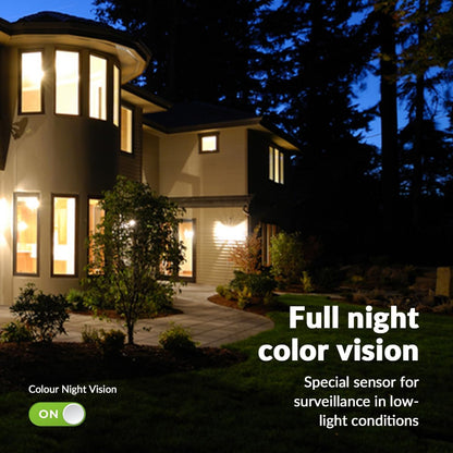 CP PLUS 4MP WI-FI Full Color Outdoor Smart Security Camera | CTC Technology|360˚with Pan & Tilt |Two Way Talk| Human Detection | Night Vision | Supports SD Card (Up to 128 GB) |Alexa & Google- CP-Z43Q