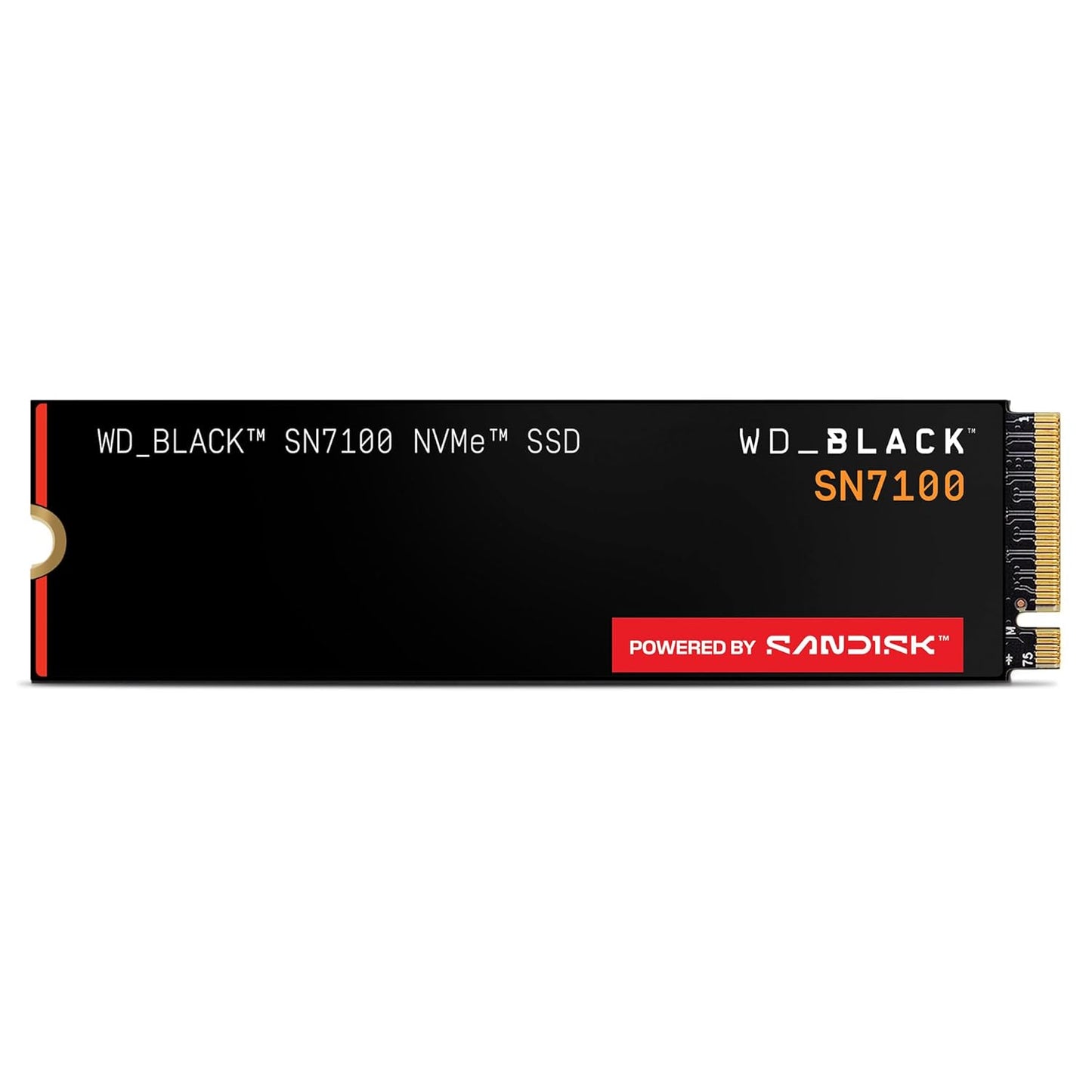 Western Digital WD Black SN7100 NVMe, Upto 7250MB/s R, 6900MB/s W, 5Y Warranty, PCIe Gen 4 NVMe M.2 (2280), Gaming Storage, Internal Solid State Drive (SSD)