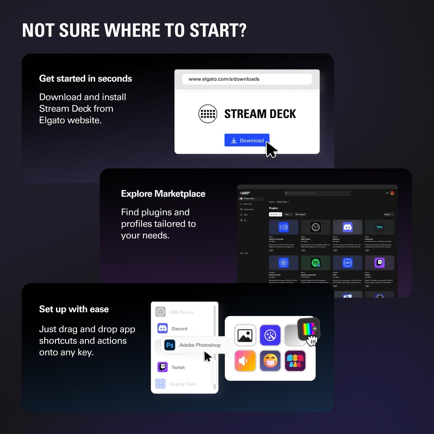 Elgato Stream Deck + Black