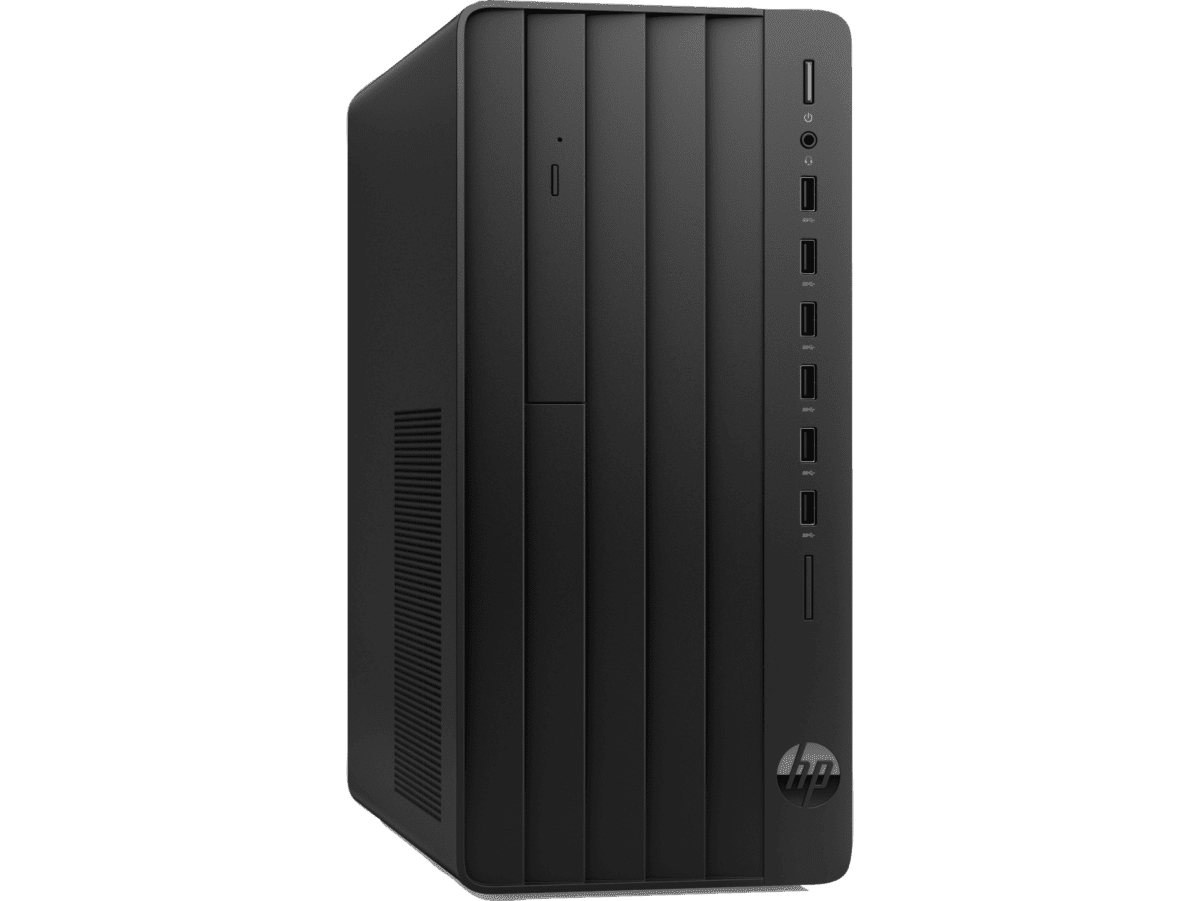 Refurbished HP 280 Pro G6 (3E7R9Pa) Micro Tower Desktop PC (Intel Core I5-10500U / 8GB RAM/ 1TB HDD/DOS/With Dvdrw), Black