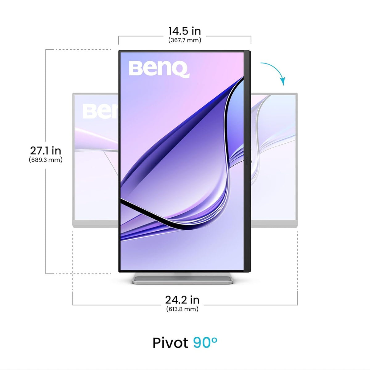 BenQ MA270UP 27-inch 4K UHD Nano Gloss Monitor for Mac