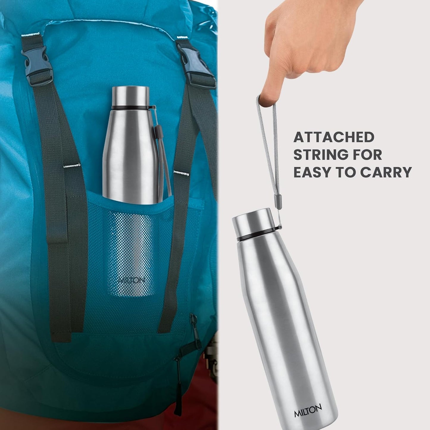 Milton Drift Stainless Steel Bottle 950 ml (Pack of 3) (Milton)