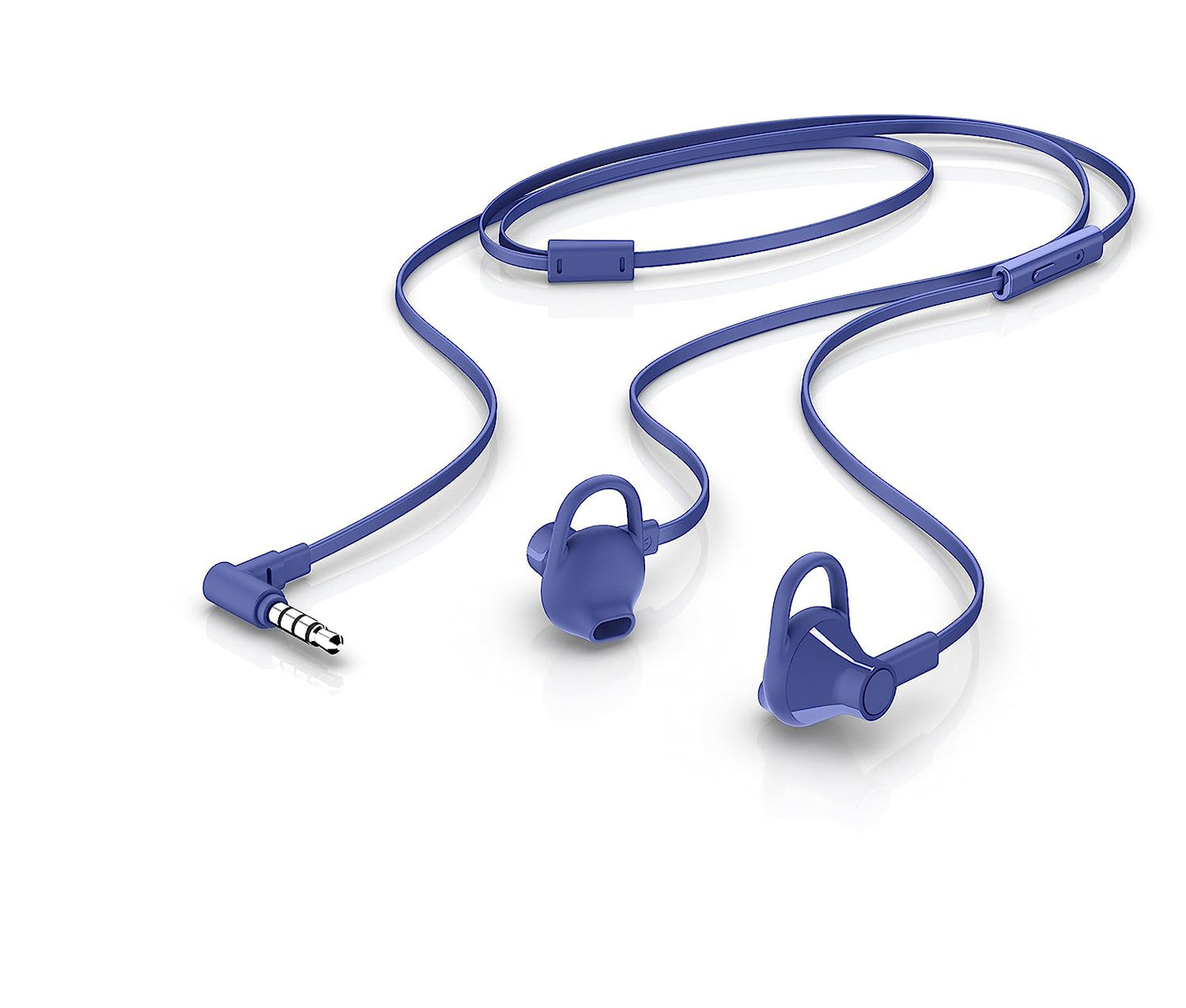 HP 150 Wired in-Ear Earphones with Mic and Powerful Bass (Blue)