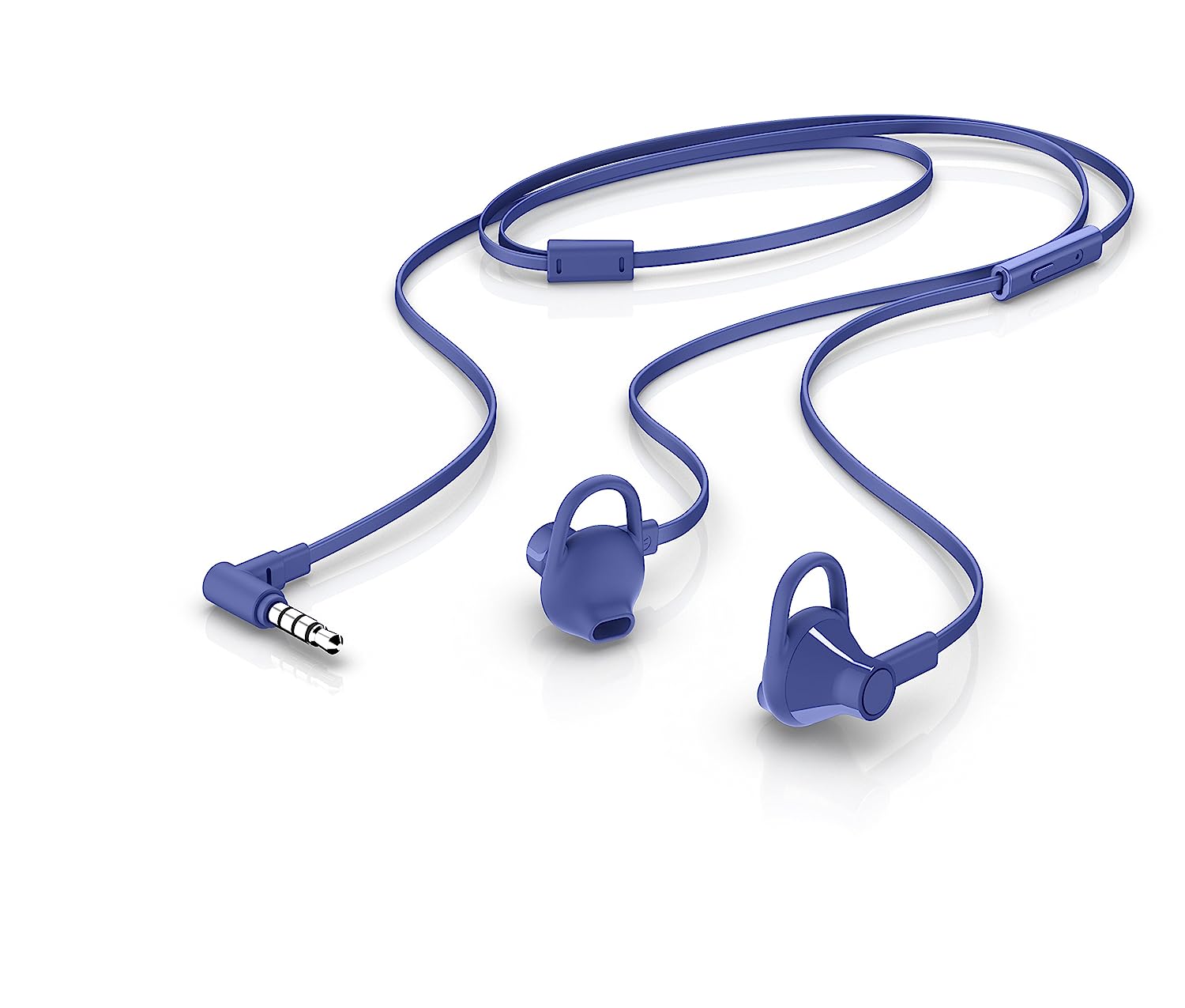 HP 150 Wired in-Ear Earphones with Mic and Powerful Bass (Blue)-Wireless Earphone-HP-computerspace