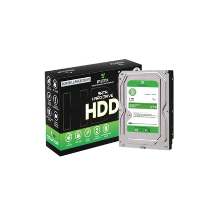 Matrix 1TB SATA Hard Drive for Desktop (HDD) 3.5 Inch SATA 6 GB/s 7200 RPM, 2 Year Warranty