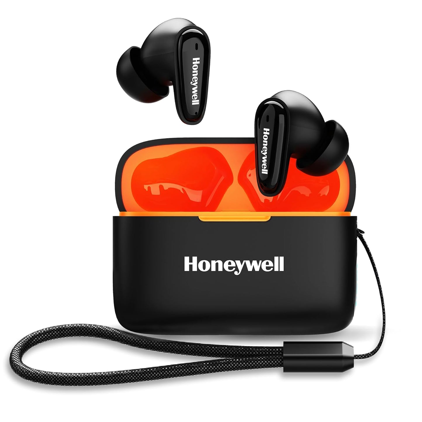 Honeywell Newly Launched Trueno U5100, in-Ear Wireless Hybrid ANC TWS Earbuds, with 33 dB ANC, Low Latency Mode, 6 mics, Bluetooth V5.2, 62 Hours of Playtime, 2 Years Manufaturer Warranty