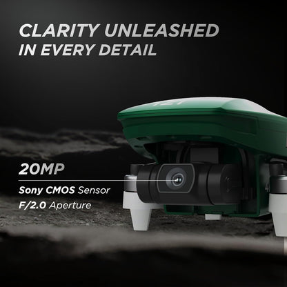 IZI Mini X Nano Fly More Combo 4K Camera Drone UHD 20MP, CMOS,4KM Live Video, 93-min Flight Time, GPS, 3-Axis Gimbal, 10+Flight Modes, 3xSmart Battery, Fast Tri-Charger, Under 249g UAV - 1 Yr Warranty